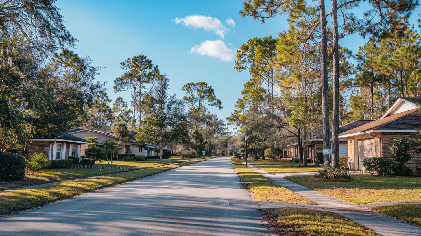 Quiet Northwest Florida neighborhood near Eglin Air Force Base