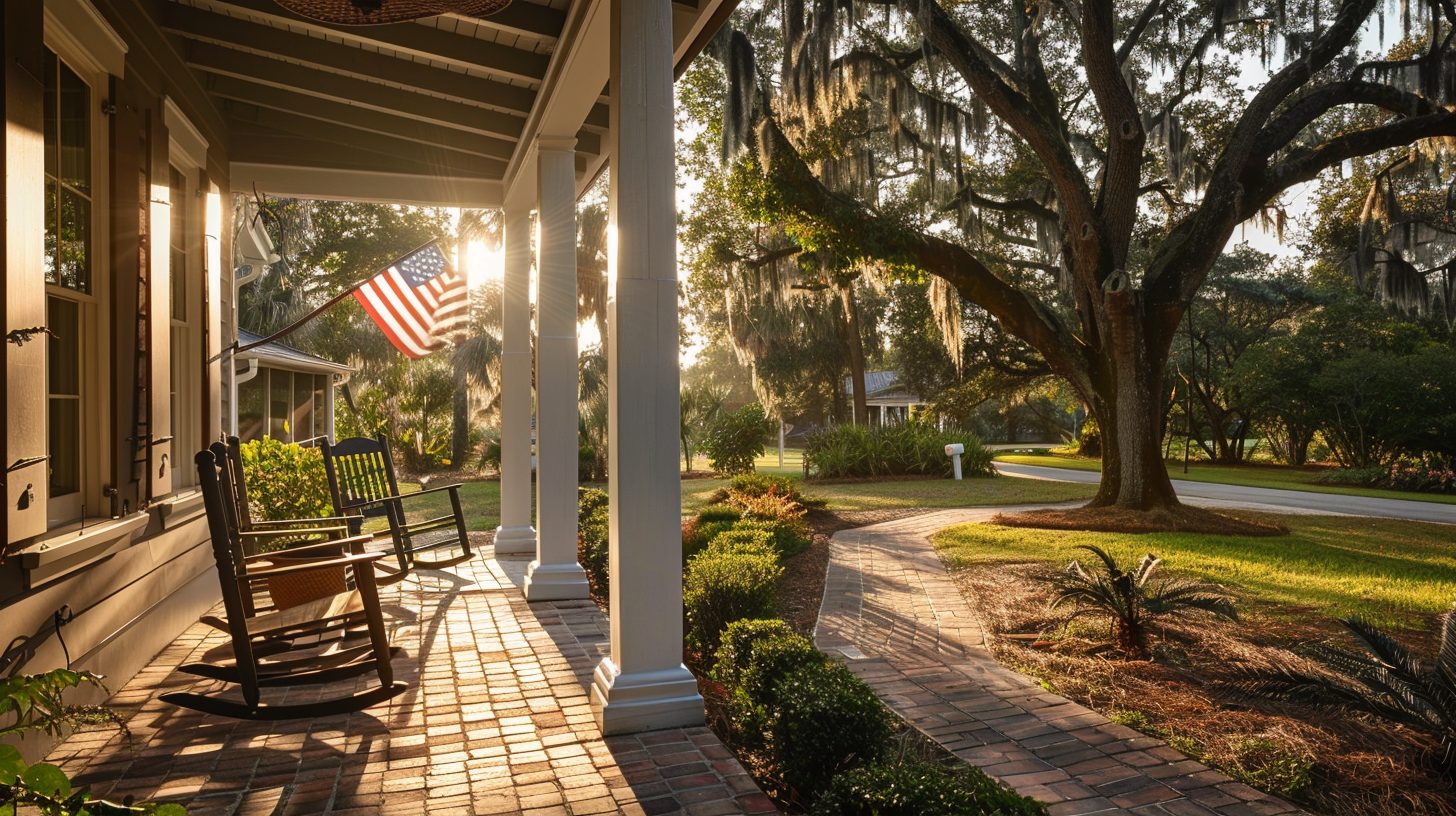 Welcoming Northwest Florida home with inviting front porch representing finding the right home